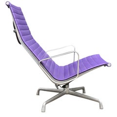 Eames Aluminum Group Lounge Chair in Purple