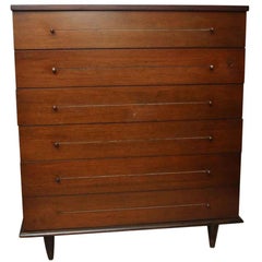 Refinished Walnut Midcentury Dresser