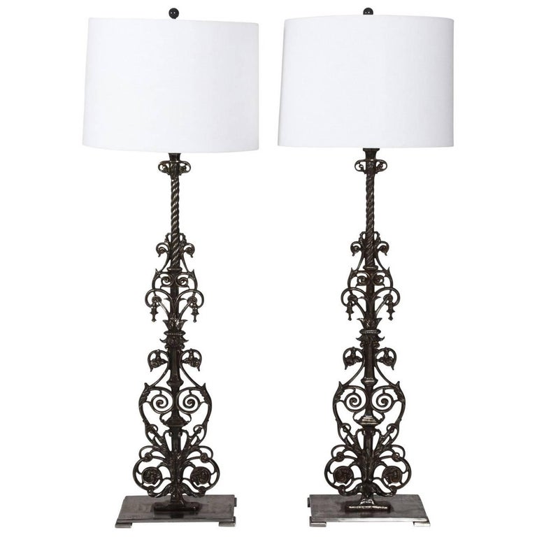 Wrought iron lamps Wrought iron lamps
