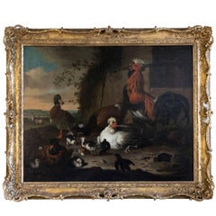 17th Century Dutch Painting of Various Birds