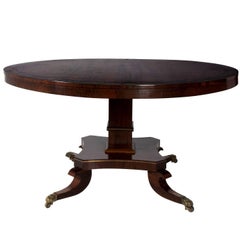 English Rosewood Centre Table