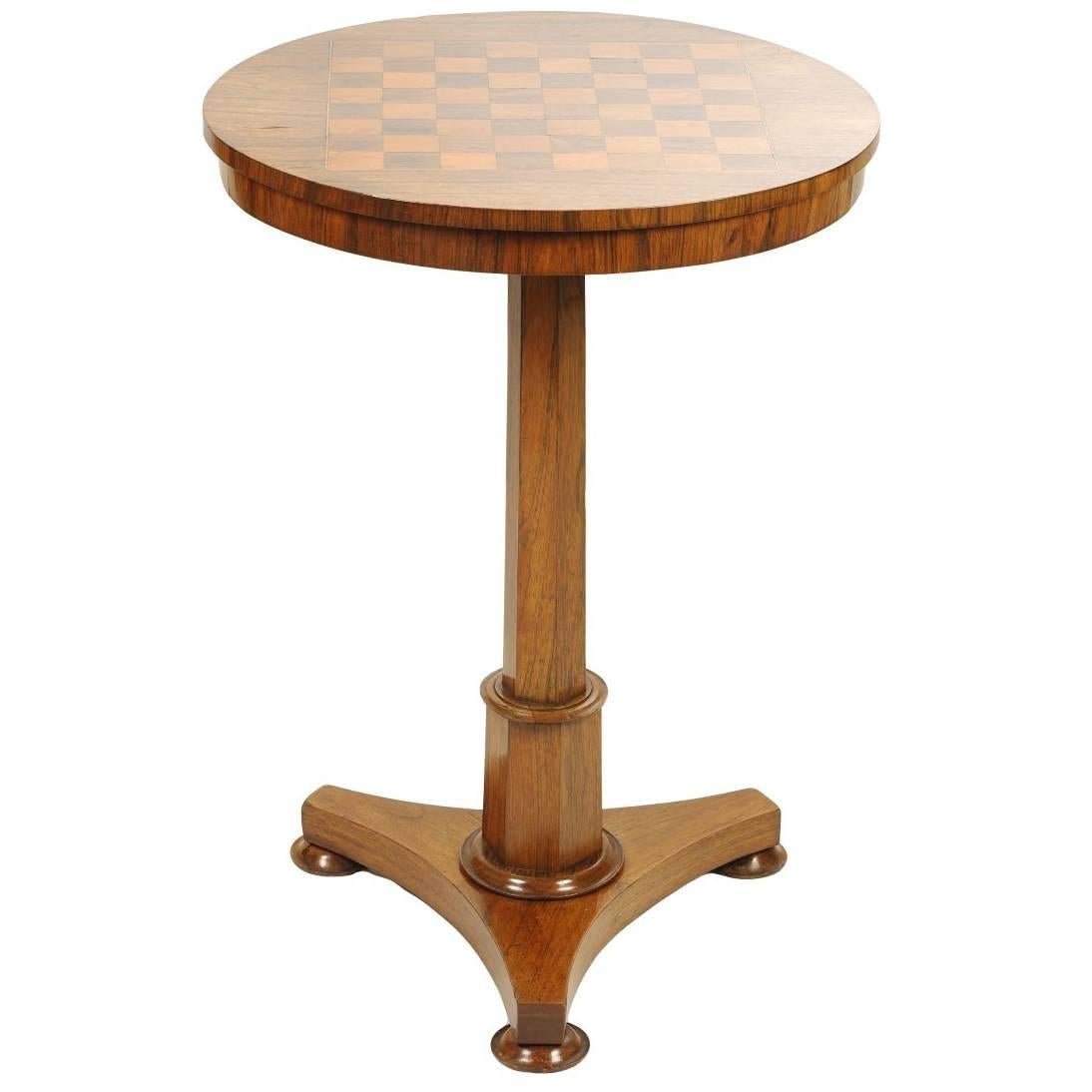 Regency Rosewood Small Games Table, circa 1820