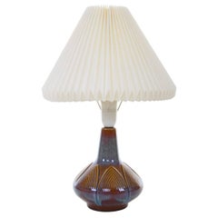 Ceramic Table Lamp by Einar Johansen, Soholm, 1960s, Danish Modern Table Light