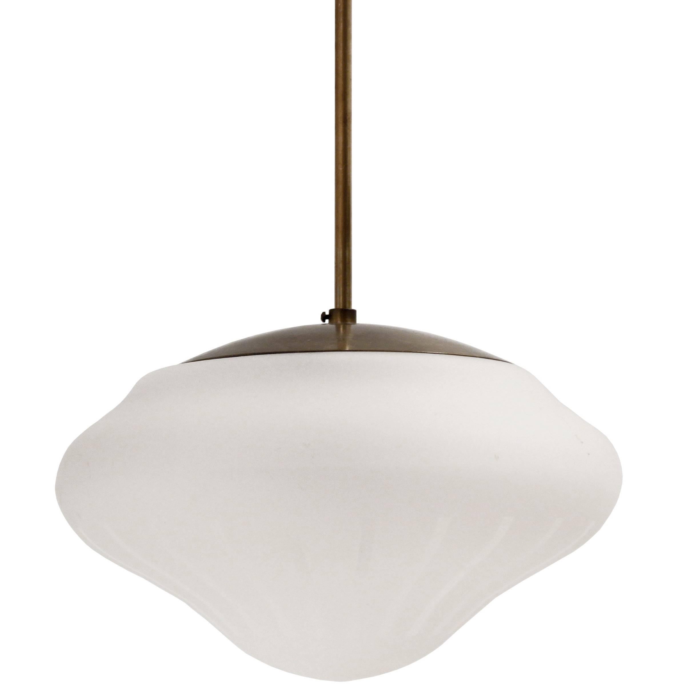 Swedish Functionalist Ceiling Light, 1950s