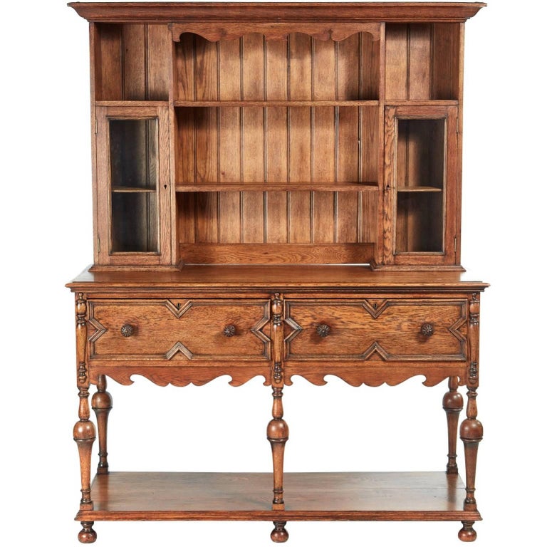 Antique Oak Welsh Dresser at 1stDibs