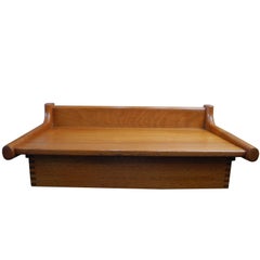 Danish-Modern Teak Floating Bedside Shelf and Drawer by Børge Mogensen