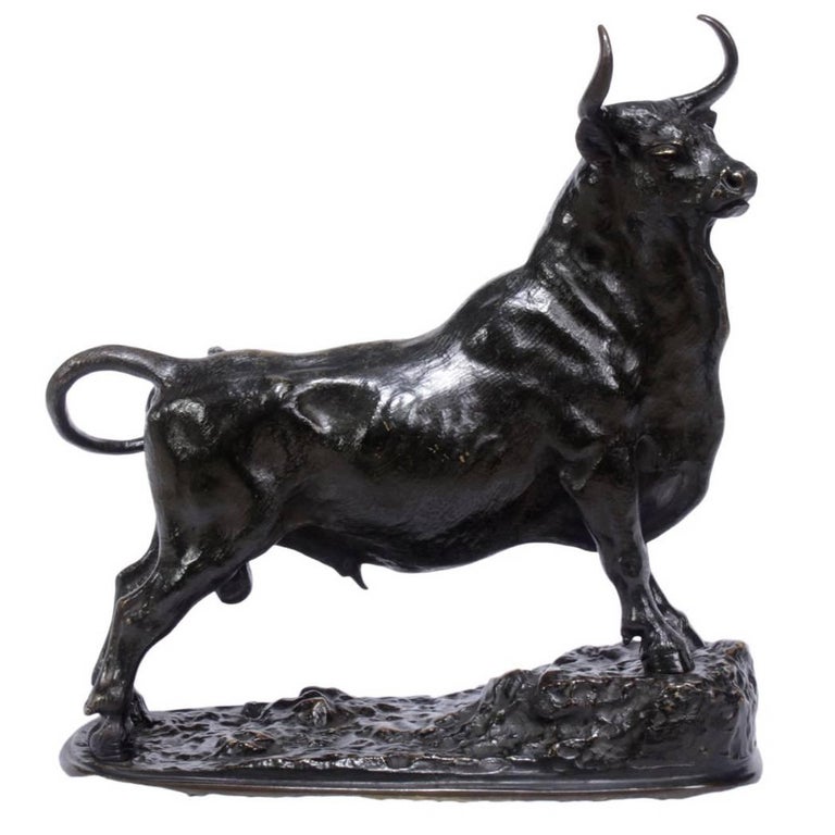 Bronze Bull Sculpture, circa 1880 at 1stDibs