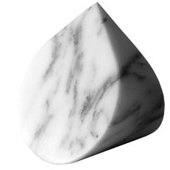 Salvatori Paperweight in Arabescato Corchia Designed by Michael Anastassiades