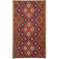Vintage Turkish Jijim Rug