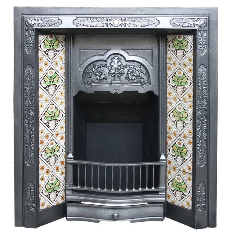 Small Restored Reclaimed Victorian Fireplace Insert at 1stDibs