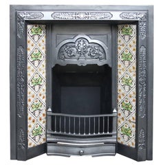 Small Restored Reclaimed Victorian Fireplace Insert