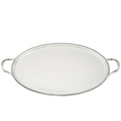 1960s Sterling Silver Tea Tray