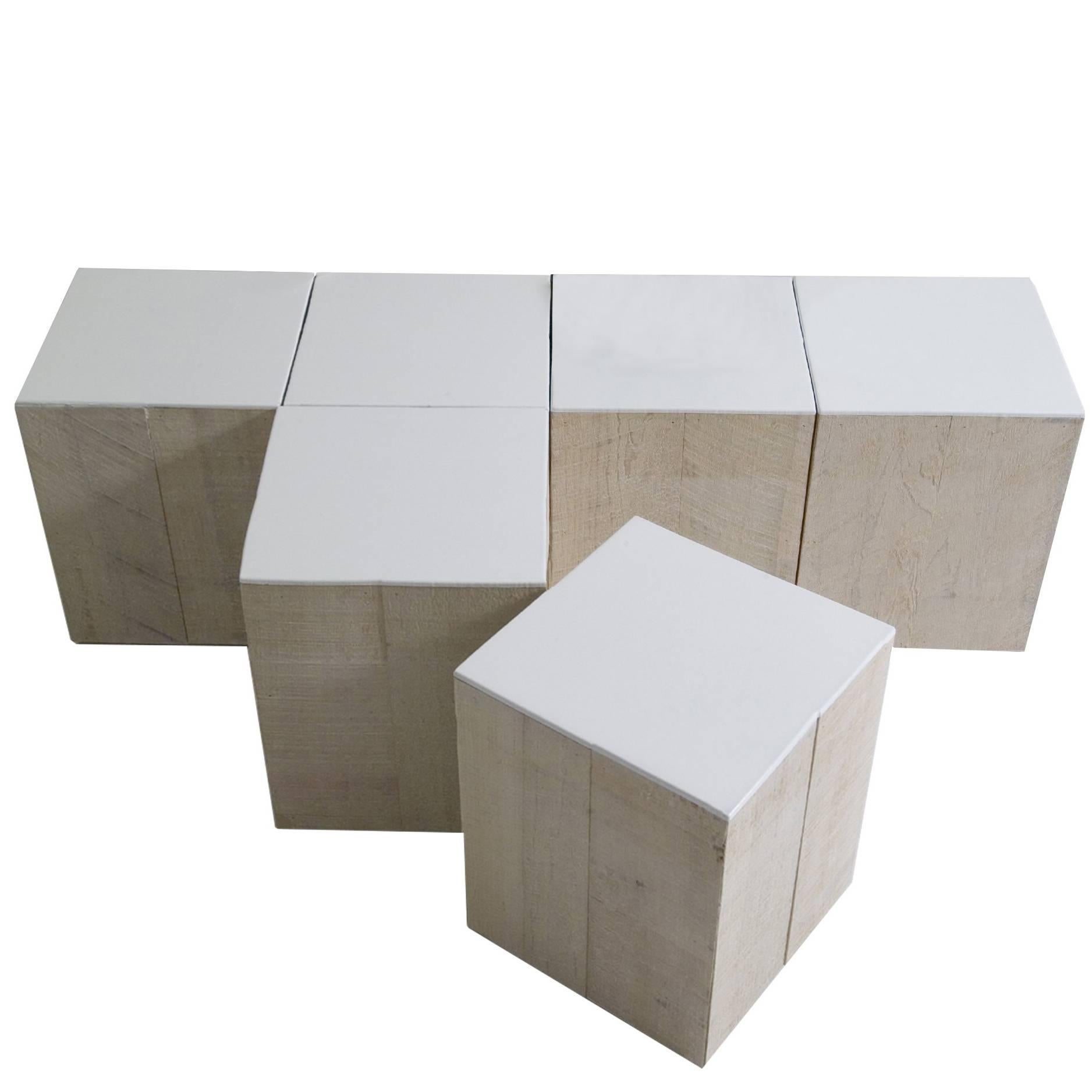 Crossword Coffee Table Cubes For Sale