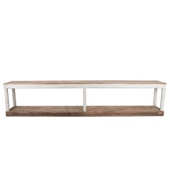 Antique French Early 20th Century Pine Draper
s Table