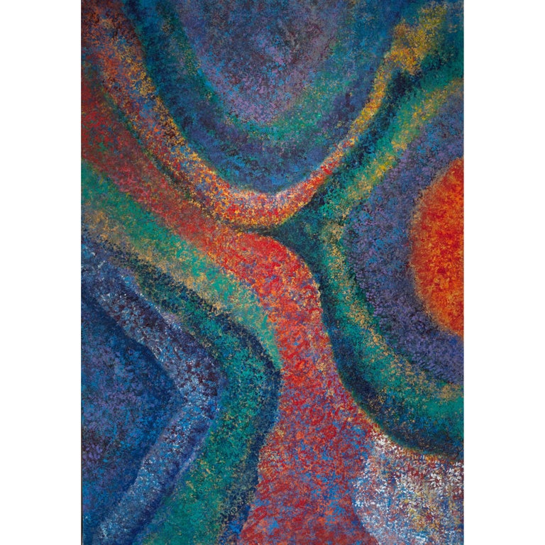 Abstract Modern Painting by Victor Young Washington Color Field