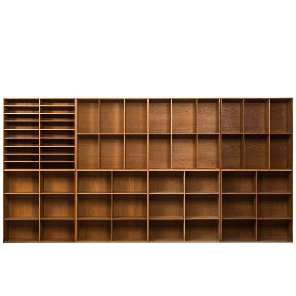 Set of Eight Bookcases Designed by Mogens Koch Produced by Rud Rasmussen