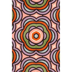 Kinder Modern Scallop Rectangular Area Rug in 100% New Zealand Wool