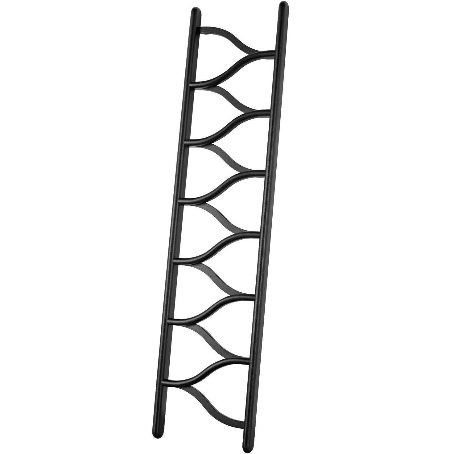 Ladder in Bentwood, Steam-formed Ash, Laquered in black For Sale