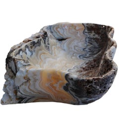 Free-Form Hand Carved Onyx Bowl