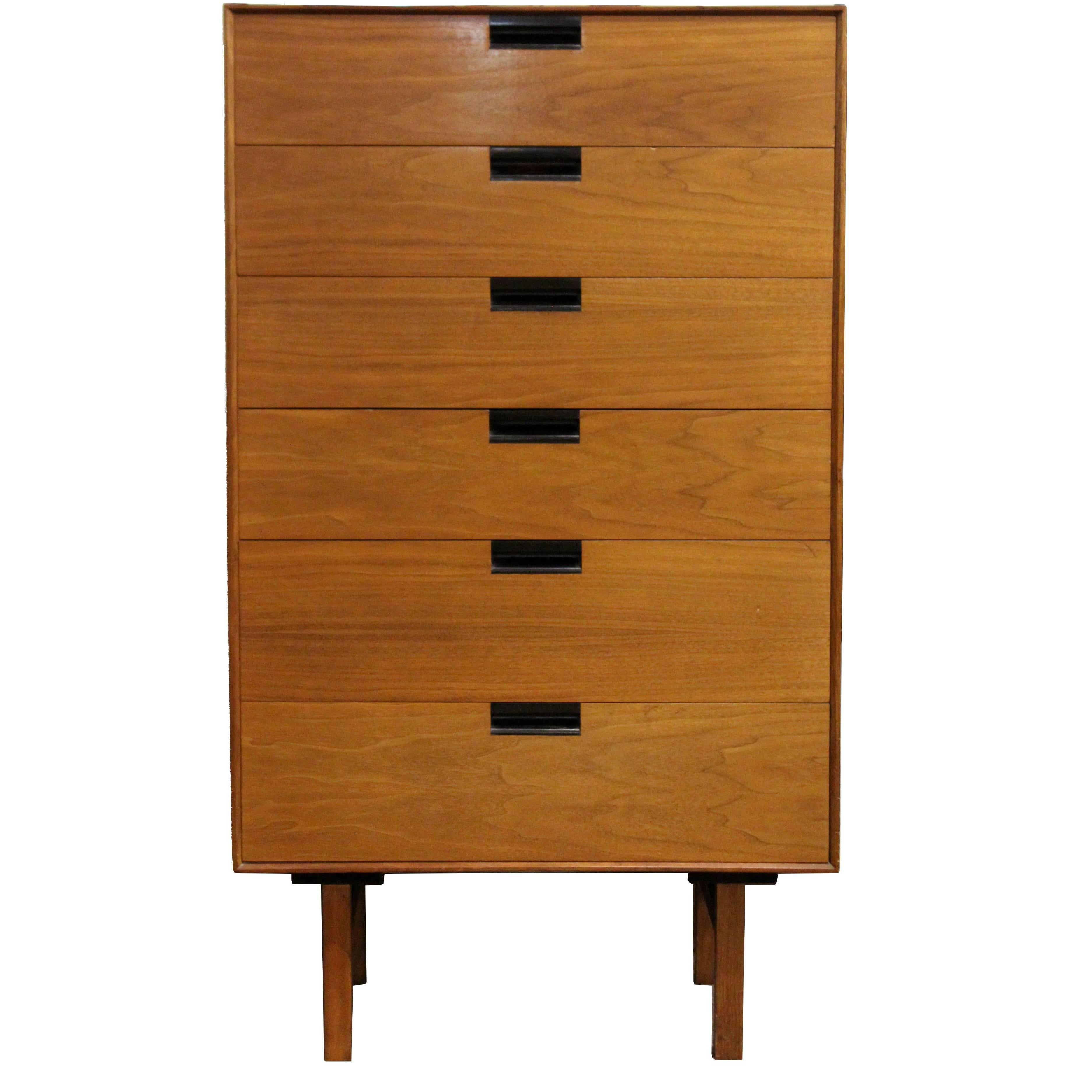 Mid-Century Modern Milo Baughman for Arch Gordon Highboy Dresser 1950s 6 Drawer