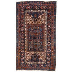 20th Century, Beige and Blue Karabagh Rug