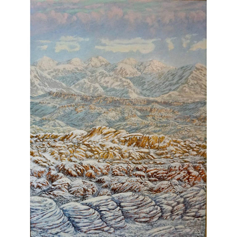 Daniel Kendrick Impasto Oil Painting Big Bend Texas Artist