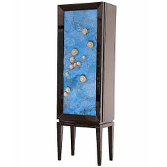 Cabinet Bar  in solid lacquered wood, Modèle Zodiac by Kèrp