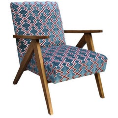 Wow Small Armchair in Velvet Bouclé