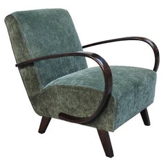Art Deco Belsuede Armchair