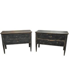 Antique Pair of 19th Century Spanish Commodes