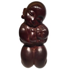 AGENOR Rare Brazilian Wood Jacaranda Sculpture
