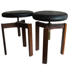 Pair of Midcentury Danish Stools
