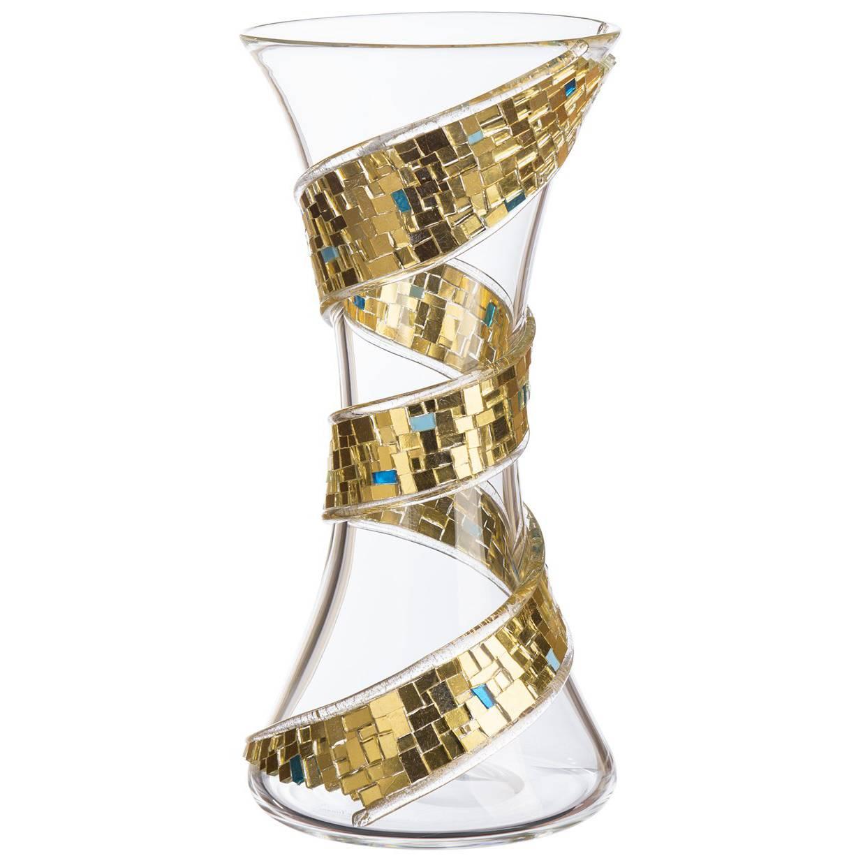 Spira Gold Vase