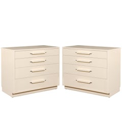 Restored Pair of Chests by Eliel Saarinen for Johnson Furniture, circa 1948