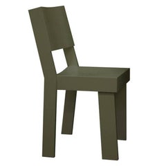 Chair without Armrests by Tom Frencken in Lacquered Birch Plywood, Netherlands