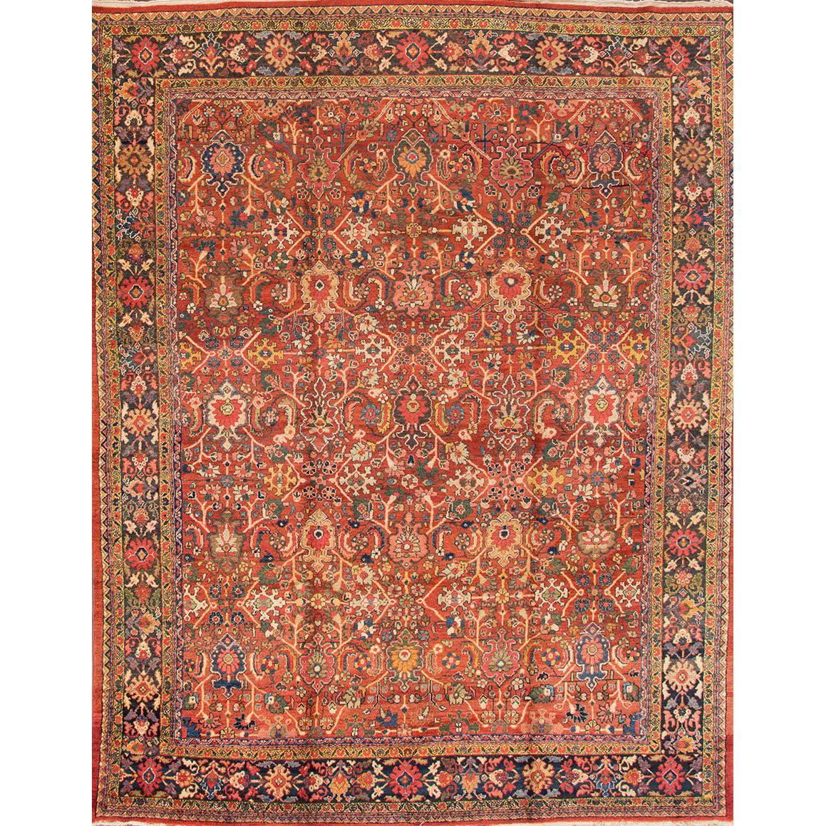 Mid Century Mahal Rug For Sale at 1stDibs