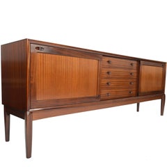 Large Danish Modern Midcentury Credenza in Mahogany by H.W. Klein for Bramin