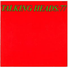 Retro Talking Heads 77 Vinyl Record First Pressing