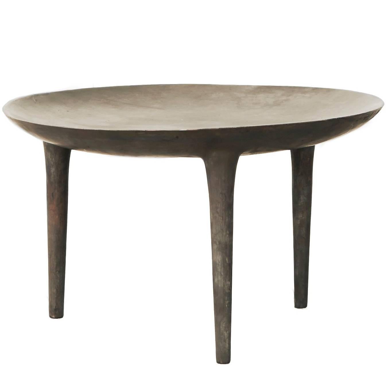 European Rick Owens Occasional Table Brazier in Bronze