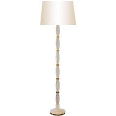 Modern Rock Crystal Quartz Floor Lamp by Phoenix