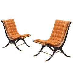 Vintage Gerald Jerome Scoop Lounge Chairs for Heritage