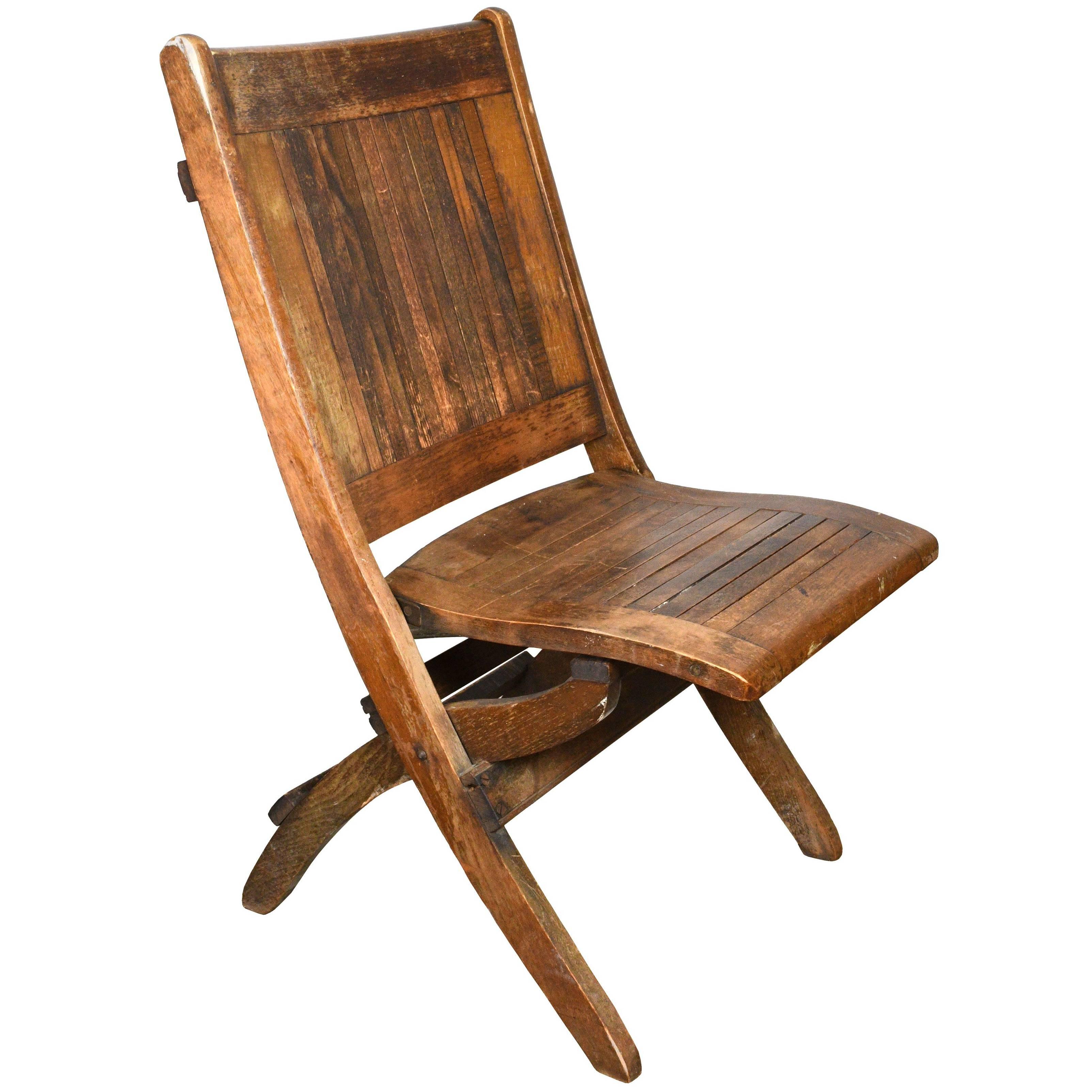 Wood Slat Folding Chair - multiple available