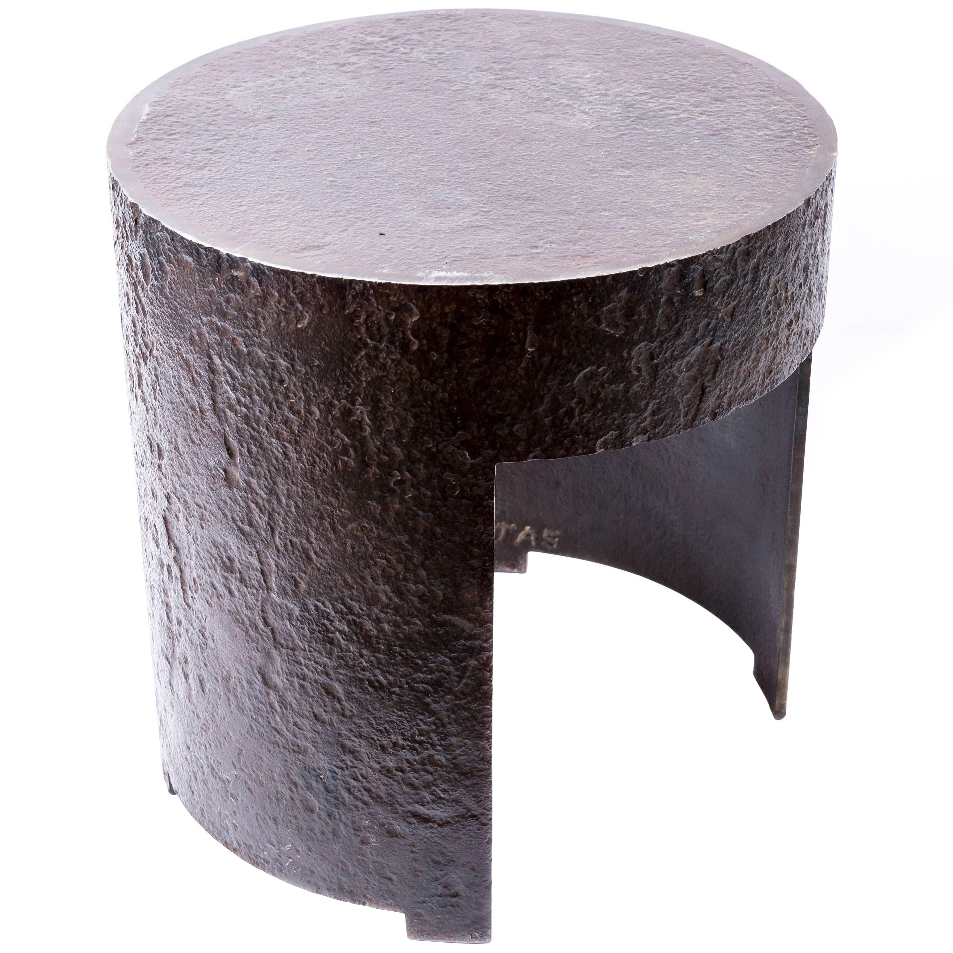 Jerome Abel Seguin Iron Stool Table For Sale