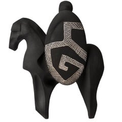 Guerriero Black Sculpture