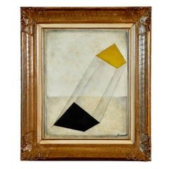 Framed Oil on Masonite Signed and Dated Moses, 1966