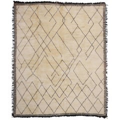 New Contemporary Berber Moroccan Shag Rug with Modernist Style