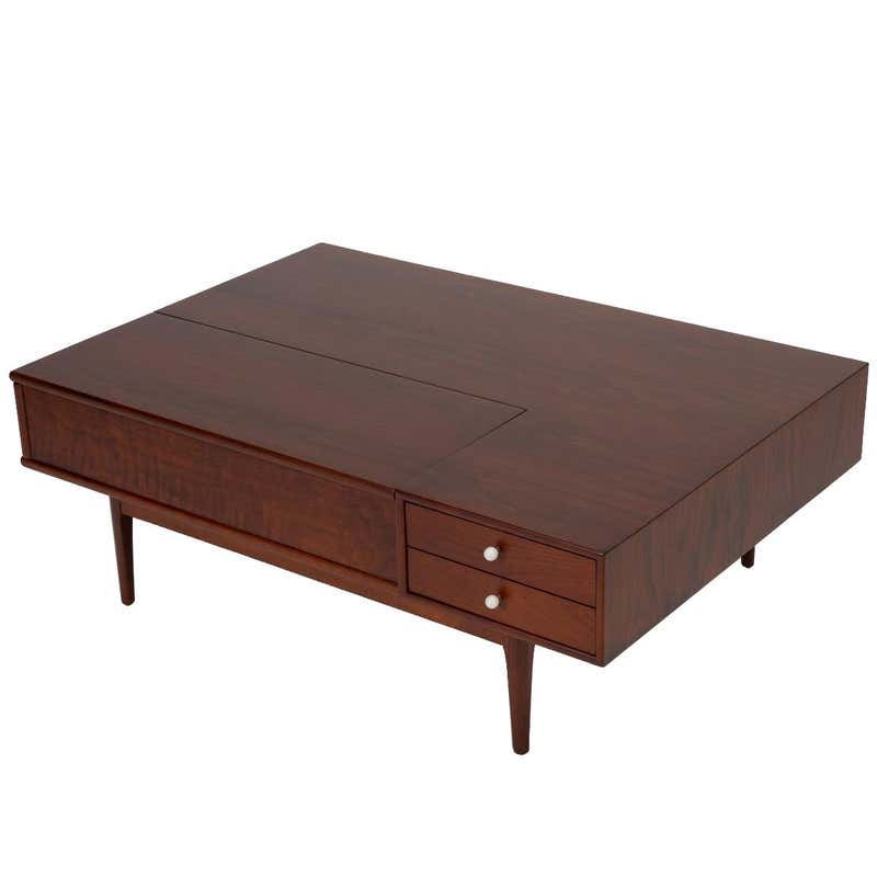 Parallel by Kipp Stewart for Drexel Walnut 1960s Coffee ...