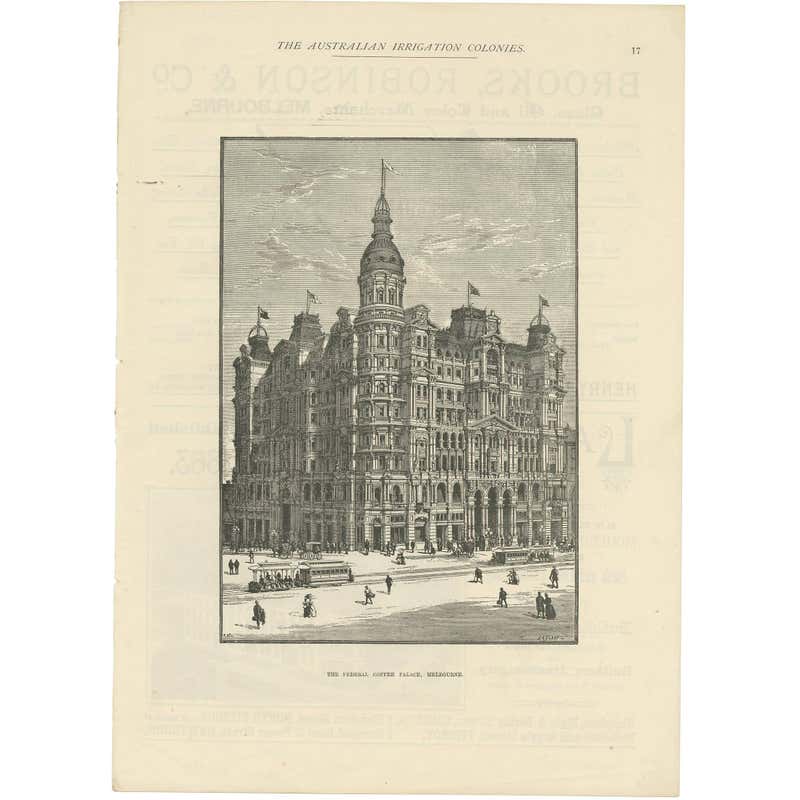Antique Prints Melbourne - 4 For Sale on 1stDibs