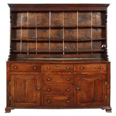 Early George III Figured Elm Dresser, North Wales