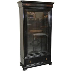 19th Century French Louis Philippe Display Cabinet